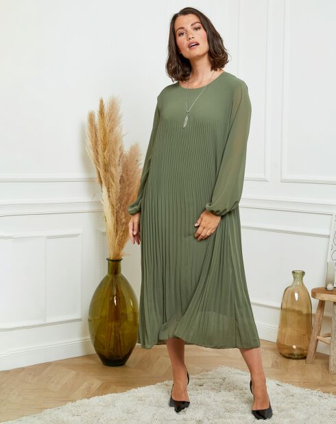 Robe Elya vert kaki
