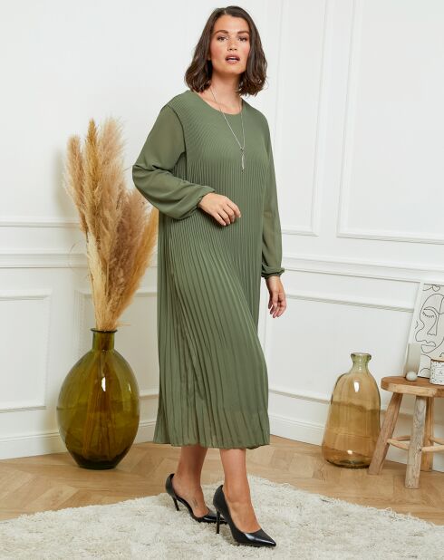 Robe Elya vert kaki
