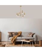Suspension Gharib dorée - 55x55x73 cm