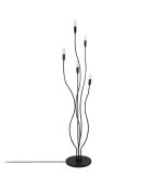 Lampadaire Bonibon noir - 35x35x155 cm