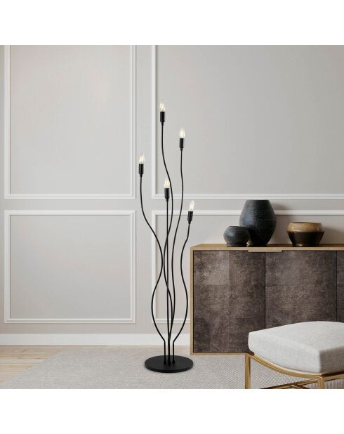 Lampadaire Bonibon noir - 35x35x155 cm