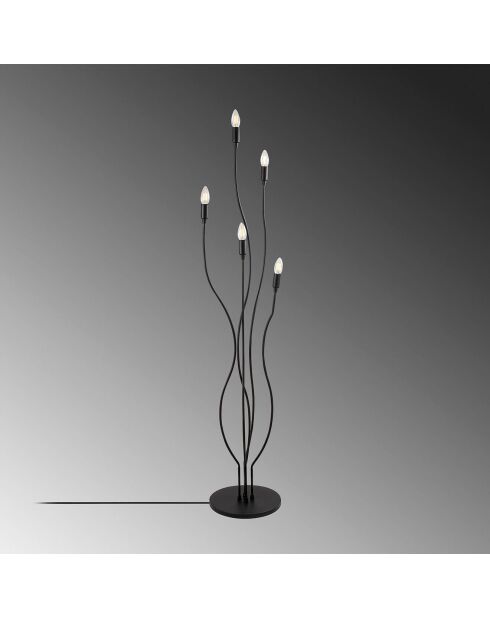 Lampadaire Bonibon noir - 35x35x155 cm