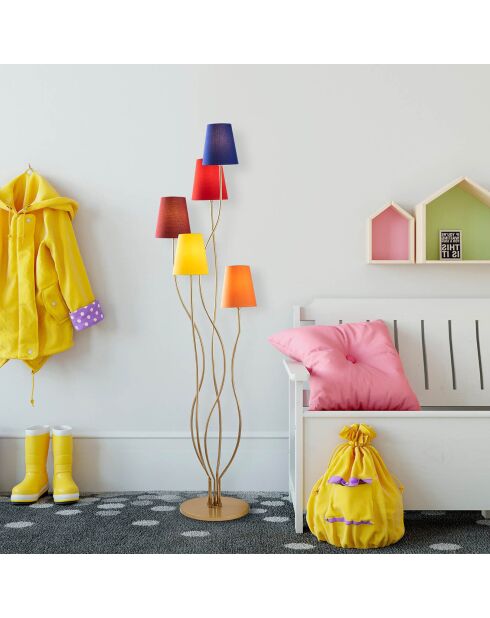 Lampadaire Bonibon multicolore - 44x44x160 cm