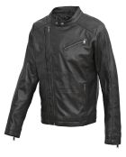 Veste en Cuir Ornelle noire
