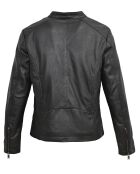 Veste en Cuir Ornelle noire