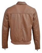 Veste en Cuir Klint cognac