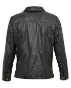 Veste en Cuir Yohan noire