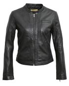 Veste en Cuir Aiden noire