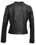 Veste en Cuir Aiden noire