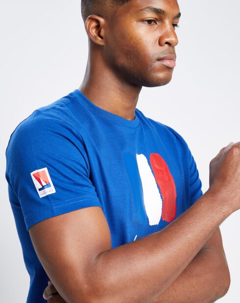 T-Shirt 100% Coton Bio Les Voiles de Saint-Tropez bleu moyen