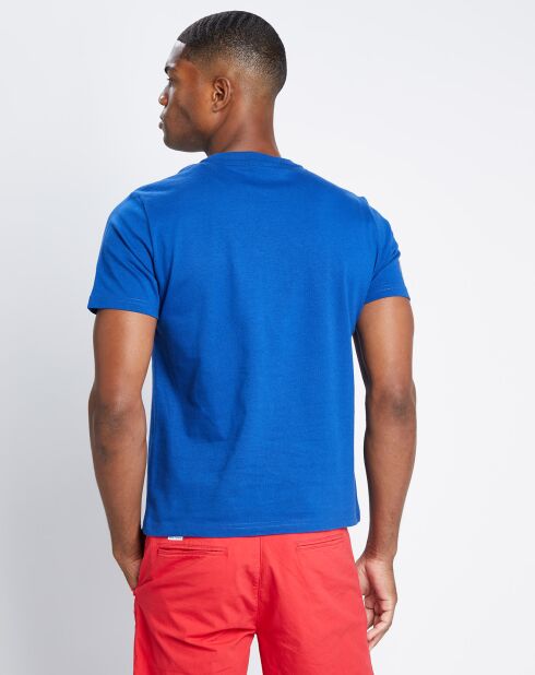 T-Shirt 100% Coton Bio Les Voiles de Saint-Tropez bleu moyen