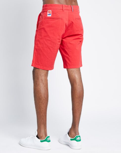 Short Chino Slim  Les Voiles de Saint-Tropez rouge