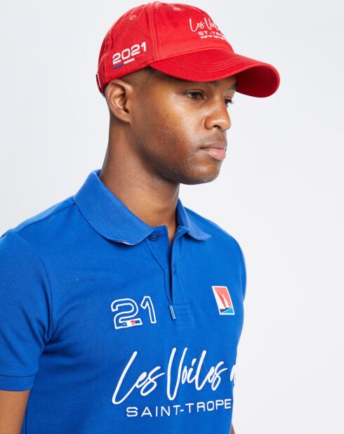 Casquette Signature Les Voiles de Saint-Tropez rouge