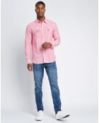 Chemise en Coton & Lin Les Voiles de Saint-Tropez rose