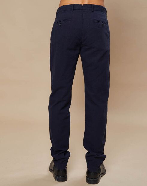 Pantalon chino Tobby bleu marine