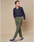 Chemise Slim Sammy imprimée marine/army/khaki