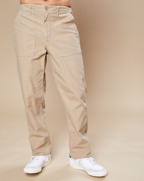 Pantalon Fatigue beige