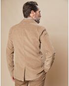 Veste en Velours côtelé Jonny beige