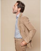 Veste en Velours côtelé Jonny beige