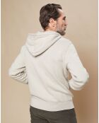 Sweat à capuche Hoody beige