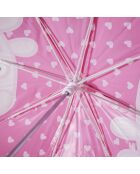 Parapluie enfant transparent - Peppa Pig rose/bleu