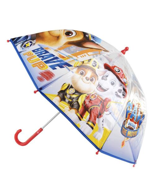 Parapluie enfant transparent - La Pat'Patrouille multicolore/rouge