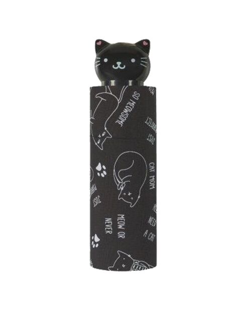 Mini parapluie pliant - Ultra léger et compact 190 GR noir