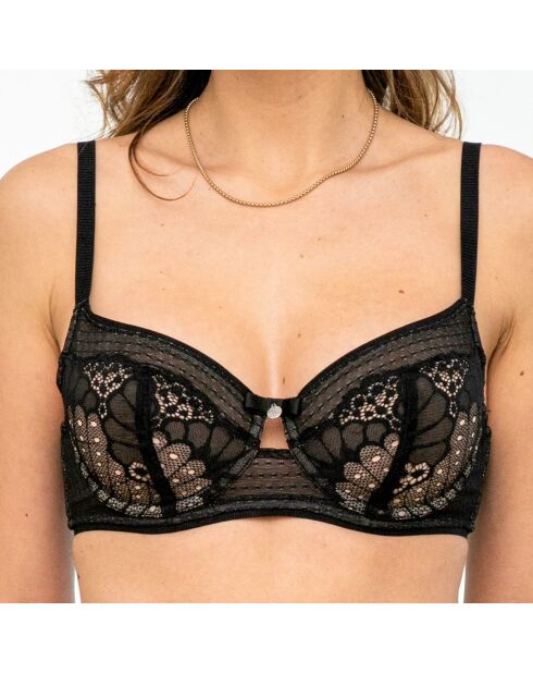 Soutien-Gorge avec armatures Dora noir/chair