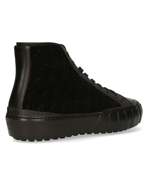 Sneakers en Velours Fendi Force noir