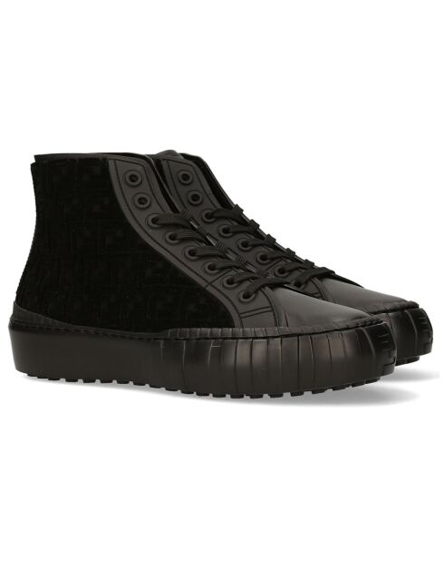 Sneakers en Velours Fendi Force noir