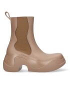 Chelsea boots camel - Talon 7 cm