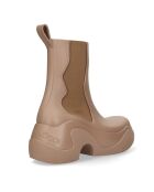 Chelsea boots camel - Talon 7 cm