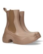 Chelsea boots camel - Talon 7 cm