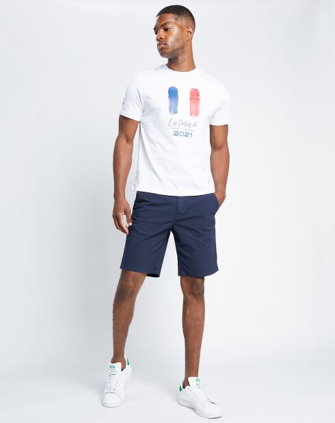 T-Shirt 100% Coton Bio Les Voiles de Saint-Tropez blanc