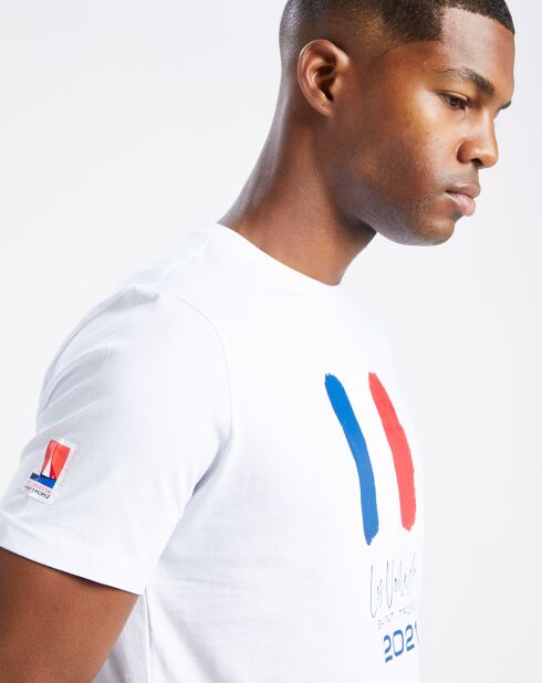 T-Shirt 100% Coton Bio Les Voiles de Saint-Tropez blanc