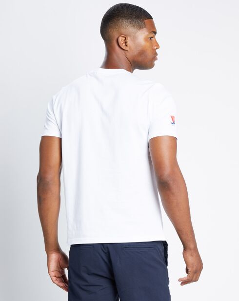 T-Shirt 100% Coton Bio Les Voiles de Saint-Tropez blanc