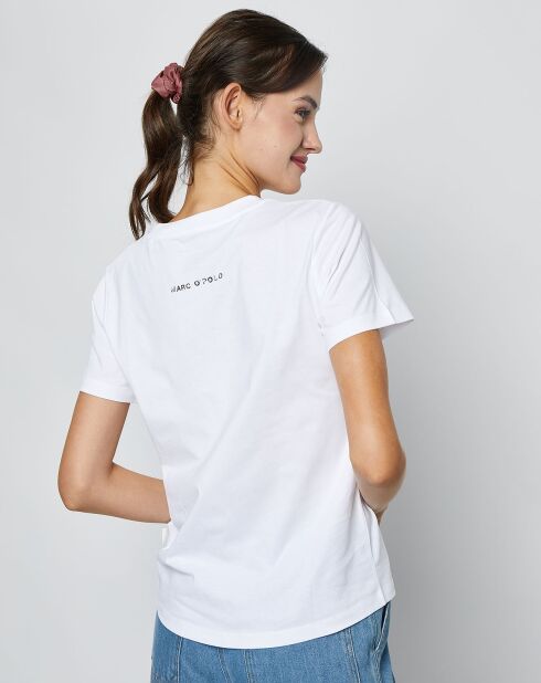 T-Shirt en Coton inscription Berlin blanc