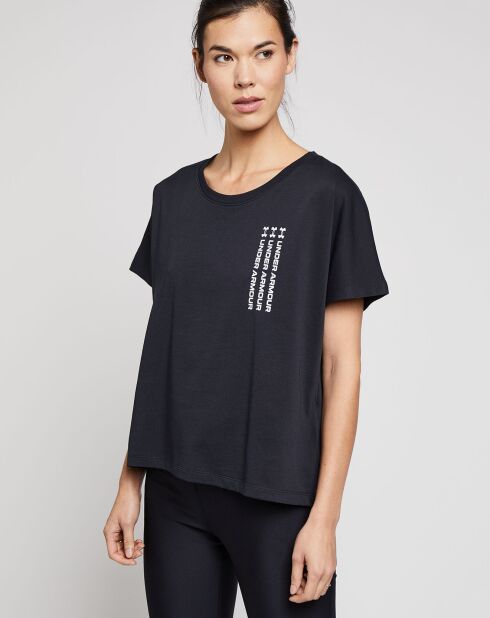 T-Shirt UA Repeat Wordmark Graphic noir
