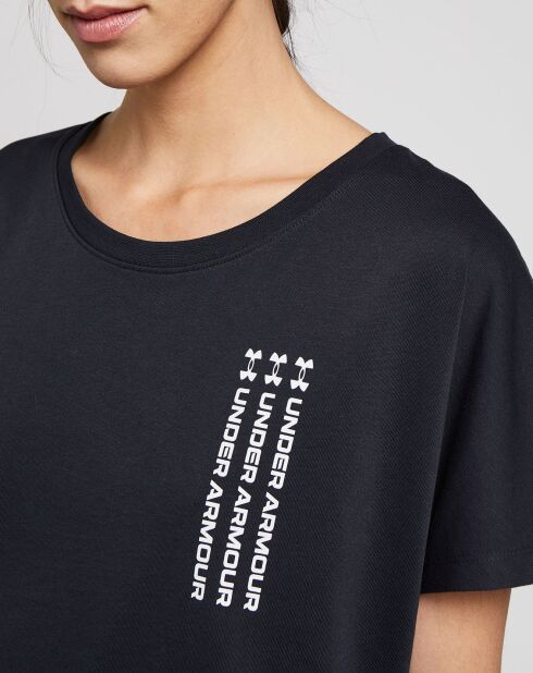 T-Shirt UA Repeat Wordmark Graphic noir