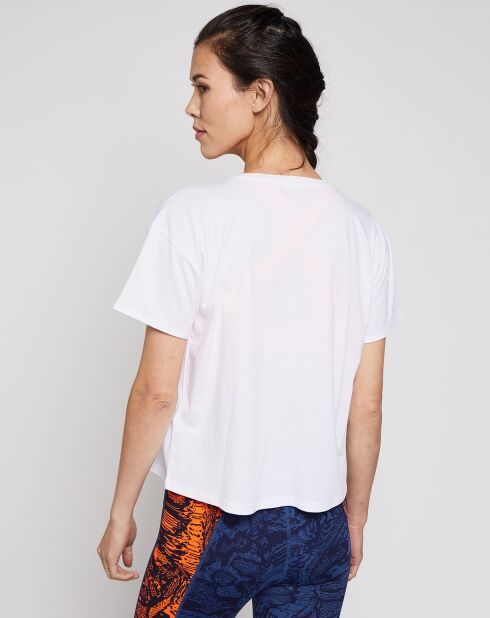 T-Shirt Live Chroma Graphic blanc