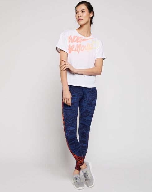 Weißes T-Shirt mit Live-Chroma-Grafik