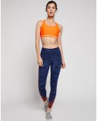 Brassière de sport technique Mid Crossback orange