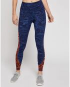 Legging UA Rush imprimé bleu/orange