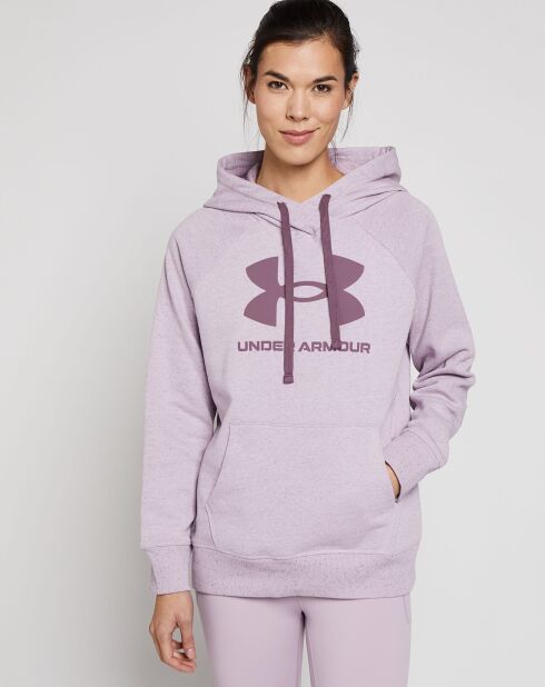 Sweat à capuche UA Rival Fleece violet parme