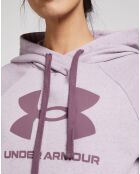 Sweat à capuche UA Rival Fleece violet parme