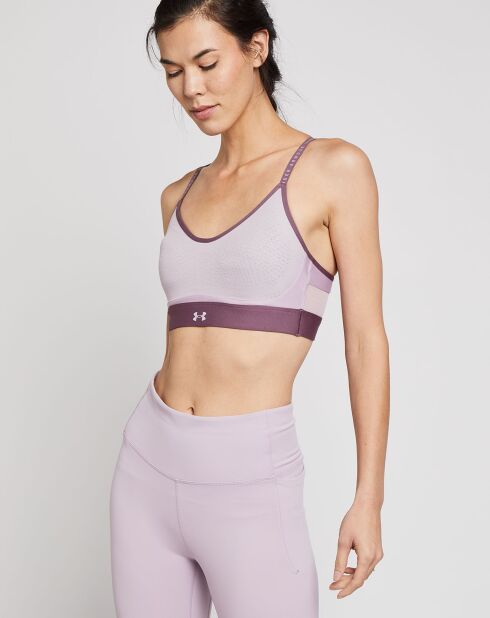 Brassière de sport technique UA Infinity Low violet parme