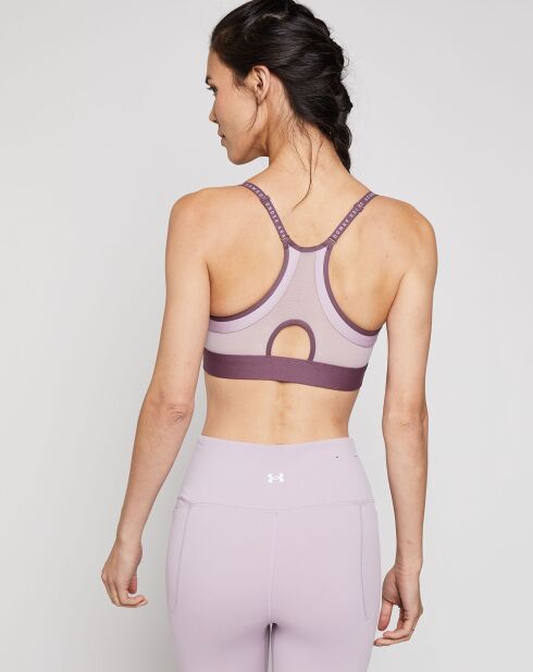 Brassière de sport technique UA Infinity Low violet parme