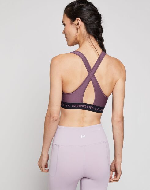 Brassière de sport technique Mid Crossback violet