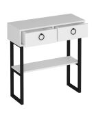 Console valeri blanche - 90x90x35.3 cm