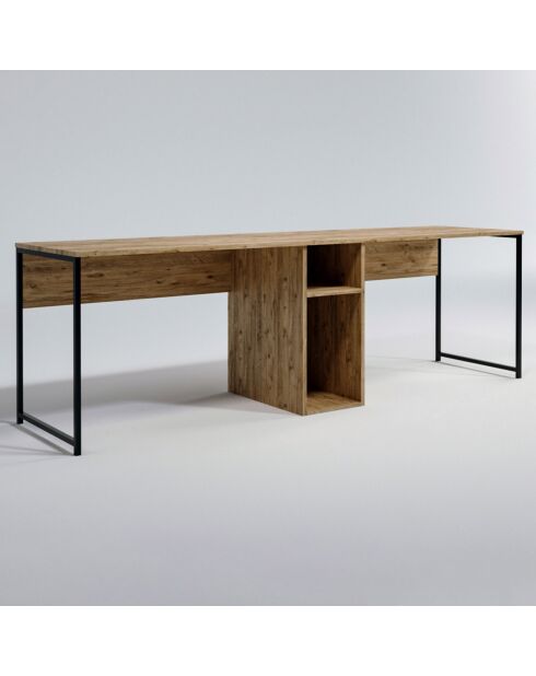 Bureau ikili calisma chêne - 240x74x60 cm